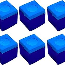 Navani Cue Chalk – Billiard and Snooker Cue Chalk, High‑Grip, Anti‑Slip, No Residue Chalk for Pool Cue, Snooker Cue Stick Chalk, Pool Cue Tip Chalk, Blue - Pack of 6-picture-3