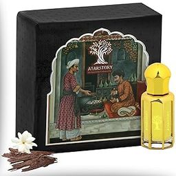 ATARSTORY Premium White Oudh Attar | 12ml -Natural Fragrance Atar Roll-On | Long-Lasting Natural Perfume | Alcohol-Free Essential Ittar | Attar For Men and Women-picture-45