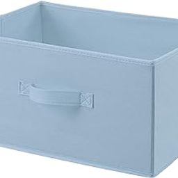 amazon basics Fabric 4-Drawer Storage Organizer - Replacement Drawers, Dusty Blue, Standard, 16.14 x 11.22 x 8.3 inches-image-3