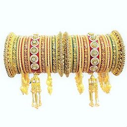 Bridal Chura/Chura/Set for wedding Jewellery/Punjabi Chuda/Bridal Chuda Bangles/Chuda for Women-102-image-64