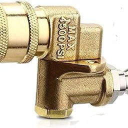 Nirali HEAVY DUTY 90 DEGREE NOZZLE/SWIVEL COUPLER FOR PRESSURE WASHERS Qrc brass-image-94