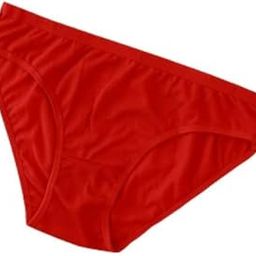 Women's Full Comfortable Cotton Blend High Rise Pull On Panty (Red); Size :- Medium - LRL_UG-1003-RD_001-picture-11