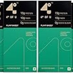 4 DEGREES OF U Daily Vegan Nutrition Bar (Pack of 10 ) | 15g Protein, 10g Fiber | 25% RDA Calcium & Vitamin D3 | 0g Added Sugar | No Trans Fat | 63g Each | Muscle Strength, Digestive Balance, Metabolic Harmony, Bone Vitality-image-45