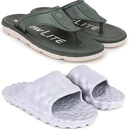 Combo Pack of 2 Slipper/Flip Flops/Slides/Clogs/Sandals for Men (V-Sultan Vs Diamond)-image-97