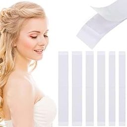 Double Sided Tape for Fashion & Body 36 Strips Invisible, Clear & Skin-Friendly Adhesive Tape for Clothes & Body Fabric & Skin Safe for Sensitive Skin Transparent Dress Tape for Women-image-80