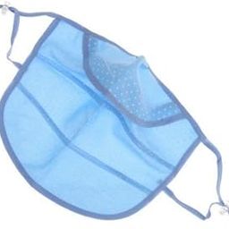 SAZ DEKOR 2xBreathable Sun UV Block Mask Protection Neck Face Sports Wear Blue Dots-image-34