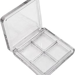 MYADDICTION 4 Grid Clear Makeup Eyeshadow Palette Blush Lipstick Powder DIY Case Pallet-25