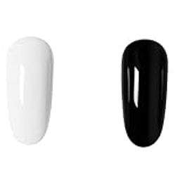 SHILLS PROFESSIONAL Uv Led Soak Off Gel Polish (Black & White) 30 Ml-image-7