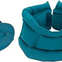 CALANDIS™ Inflatable Travel Pillow Neck Pillow for Backpacking Airplane Travel blue | Travel Pillows | Travel Accessories-image-47