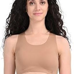 Adira | Ezefit Bra | Racerback | High Front Neck | T Shirt Bra/Sports Bra | Seamless | Soff Padded Bra | Non Wired | Pack of 1-image-2