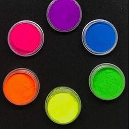 WorldWesties Mica Powder 6 Neon Colours for Making Cosmetic, Candle Making, Arts and Crafts, Bath Soaps, Different Colors, Nail Art,Resin Multicolor 8g(Pack of 6)-picture-32