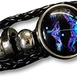 Zodiac Cosmic Leather Bracelet-image-33