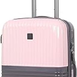 Rolling Trolley Luggage Bag with Wheels (Pink- Grey, 20)-image-80