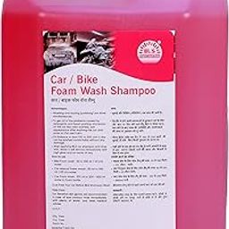 BLS Car & Bike Shampoo 5 liter Car Foam Shampoo Liquid Removes Tough Stains Cleans and Shines Cars Bike Motorbikes Motorcycle Safe on Painted Surface & Provides Good Foaming Long Lasting Gloss-3