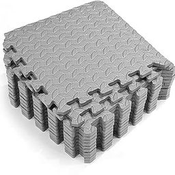 12PCS 30 * 30cm Protective Floor Mat -Slip Bubble Bowl Foam Exercise Cushion (Grey12pcs) -Layfoo-image-50