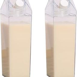 INFINITE HOME Reusable Milk Bottle BPA-Free for Milk, Water, Juice Leak-Proof Fridge Bottle with Lid Lightweight & Durable Bottle for Home & Travel Use (500Ml)-88