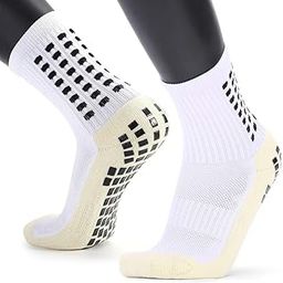 Hi-Tech Performance Athletic Socks for Men Women, Rubber Anti-Slip and Thicken Cushion Sport Socks Ankle Length Socks for Badminton Soccer Running Gym & Indoor Training-image-92