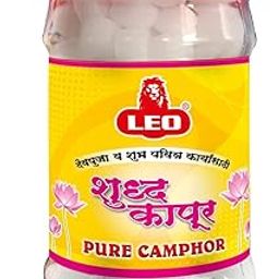 LEO Camphor, Kapoor For Pooja, Camphor For Pooja, Leo Suddh Camphor Tablet Jar | 250 Grams Jar - Pack of 1-image-26