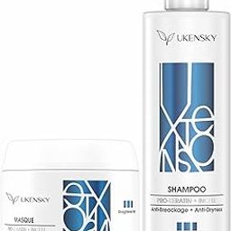 UKENSKY Care Shampoo Mask Combo Pack For Straightened Hair Masque Care Regi For Straightened Hair,All Hair Types-9