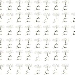 Clear Heads Twist Pins Spiral Screws for Upholstery Rose Shape L 50 Pack-image-74