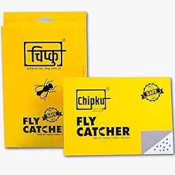 Chipku HouseFly Catcher Traps – Pack of 5 Extra-Sticky Fly Papers | Natural & Powerful Solution for Housefly Problems Indoors | Non-Toxic, Eco-Friendly & Simple to Use (5)-picture-16