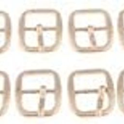 CALANDIS™ 2xSingle Prong Belt Buckle Center Bar Buckles Pin Purse DIY Accessories Gold | Womens Accessories-image-86