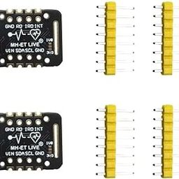 MAX30102 Oximeter Sensor Pack of 2, Integrated Heart Rate Monitor Module for Wearable Devices, Health Monitoring Systems, and DIY Electronics Projects-4