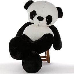HUG 'n' FEEL SOFT TOYS 5 Feet White& Black Panda Giant Teddy Bear Soft,Plush,Cuddly Stuffed Animal For Kids, Birthdays, Anniversaries, Valentine'S Day,Special Occasions Large Huggable-image-4