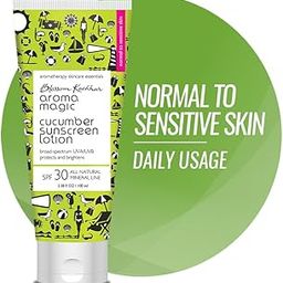 Aroma Magic Cucumber Sunscreen Lotion With Broad Spectrum Protection UVA/UVB |SPF 30 |For Normal To Sensitive Skin | 50ml-16
