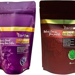Indigo Henna Combo Pack | 100 gram each | 100% natural | Hair colour | Chemical free-image-0
