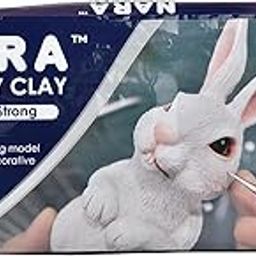 NARA Air-Dry Clay (Hard & Strong) 500g Clay for Arts & Crafts, DIY Projects, No Oven or Kiln Needed, Fast Drying, Perfect for Modelling, Coating, Painting, and Sculpting (White)-18