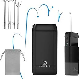 Water Flosser [Mini Portable Wireless] Oral Irrigator Water Teeth Cleaner, Telescopic Water Tank, 3 Modes & IPX7 Waterproof, Water Flosser for Home and Travel for Teeth-image-71