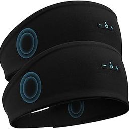 Sleep Headphones Bluetooth 5.2 Headband for Side Sleeper 2-Black, 13H Playtime, Wireless Headband Headphones with HD Stereo Speakers for Workout,Running,Yoga, Ideal Gifts for Men, Women, Teens-18