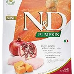 Farmina N&D Pumpkin Puppy Mini Dog Food | Chicken, Pumpkin & Pomegranate |Rich in Anti-oxidants| Complete Food for Puppies | 0.8kg | No Artificial Preservatives-image-93