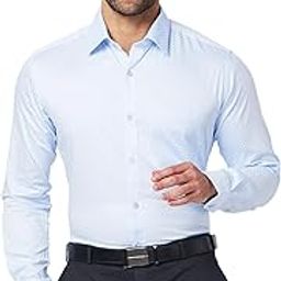 raymond Men's Slim Fit Pure Cotton Structure Pattern Semi Cutaway Collar Full Sleeve Formal Shirt-picture-46