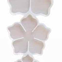 Flower Resin Mould Set, 4 Sizes, White Silicone Casting Moulds for DIY Crafts-image-80