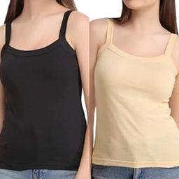 Women's Cotton Camisole with Combo Pack of 2-image-89