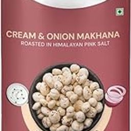 Snackpure Cream & Onion Flavored Makhana | Palm Oil Free | Roasted in Himalayan Pink Salt | Gluten-Free, Trans-Fat-Free Superfood | Nutrient-Rich Crunch | 75g-image-6