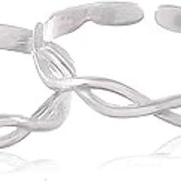 925 Sterling Silver Tiny Cute Toe Rings For Women (Free Size)-18