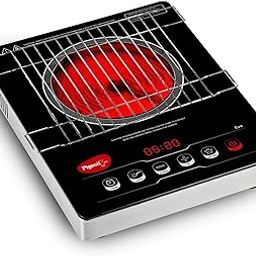 Pigeon by Stovekraft Infrared Cook & Grill 2000 Watts Induction Stove, Black | Universal Cookware compatibility | Advanced timer control | Auto shut - off | Tandoor Grill | 2 Yr Warranty-13