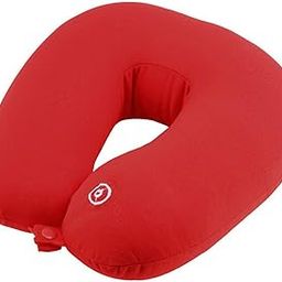 Styleys Vibrating Microbead Neck Massage Cushion | Home, Office, Travel Pillow (Red)-picture-42