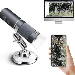 Ninyoon 4K WiFi Microscope for iPhone Android PC, 50-1000X USB Digital Microscope Wireless Super HD Endoscope Camera Compatible with All Cellphones iPad Android Tablet Windows Mac Chrome Linux-image-17
