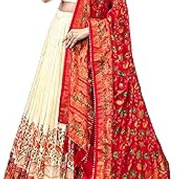 Women's Wedding Special Tussar Silk Printed Lehenga Choli Set Elegant Traditional Lehenga Choli Set with Dupatta and blouse-image-10