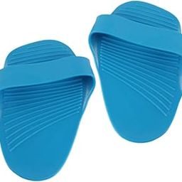 MERISHOPP 2X Dumbbell Rubber Gloves Cover Palm Protector for Fitness Exercise Home Gym Blue-image-46