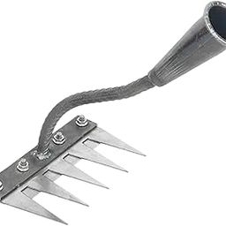 CALANDIS™ Garden Rake Sturdy Versatile Lawn Loosening for Yard Landscapers Cultivating 5 Teeth | Rakes | Garden Tools & Equipment | Gardening Supplies | Yard, Garden & Outdoor Living-picture-17