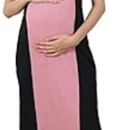 Solid Ribbed Maternity Bodycon Dress/Calf Length/Round Neck/Breastfeeding Dress for Mothers/Zipper Feeding Wear-image-30