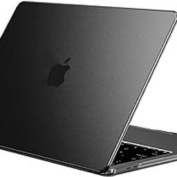 Dyazo 13.3 Inch Laptop Hard Shell Case Cover | Shockproof Protector for 2018 2019 2020 Models MacBook Air Cover | Compatible for M1 A2337 | A2179 | A1932 (Transparent Black)-10