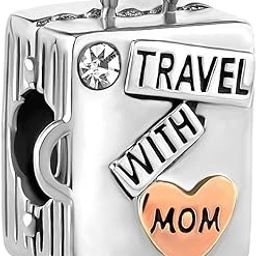 Travel Suitcase Charms for Bracelets Women Love Travel and Vacation Bead Compatible with Pandora Bracelets for Women-image-37