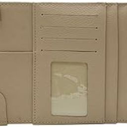 Beige Faux Leather Car Sun Visor CD DVD Disk Card Case Storage Holder Pen Clip (SN: 3a3 c84 378 d71 125)-image-13