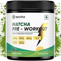 Pre Workout Supplements For Men & Women, 180 grams Powder, 30 Servings, With 200Mg Caffeine, 1000Mg Citrulline With Creatine, Taurine For Workouts & Training Reduces Recovery Time Post Workout-15